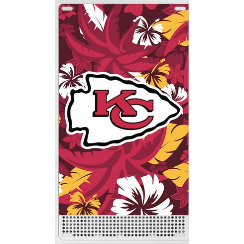 NFL Kansas City Chiefs Tropical Print Xbox Series S Console Skin